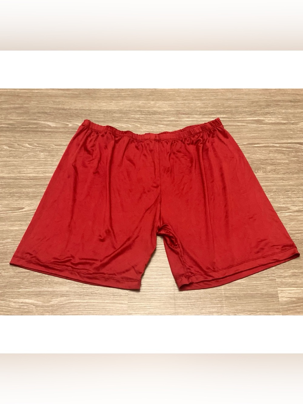 Plus Size Red Burgundy stretchy Shorts